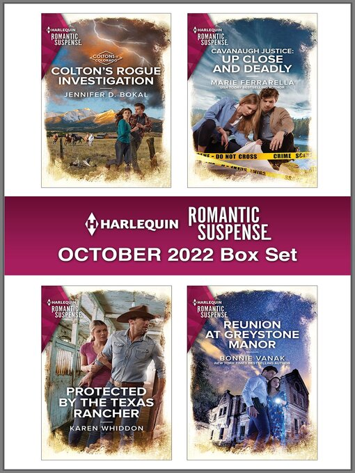 Title details for Harlequin Romantic Suspense: October 2022 Box Set by Jennifer D. Bokal - Available